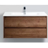 База под раковину подвесная с выкатными ящиками Rovere Tabacco KRAFT-1000-2C-SO-RT Belbagno