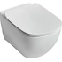 Подвесной унитаз, безободковый с крышкой микролифт TESI RimLess T355101 IDEAL STANDARD