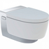 Унитаз подвесной AQUACLEAN MERA COMFORT, безобод., сид. с подогр., /59х36/(белый/хром) 146.214.21.1