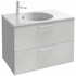 Тумба для раковины EXAW112-Z ODEON RIVE GAUCHE EB2522-R5-N18 два ящика, ручки хром 80 (белый)