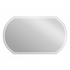 Зеркало LED 090 design 120x70 с подсветкой с антизапотеванием овальное, LU-LED090*120-d-Os