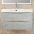 ACQUA База под раковину подвесная, Cemento Verona Grigio, 900x450x500, ACQUA-900-2C-SO-CVG