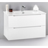 База под раковину подвесная, ETNA 39 Bianco Lucido, 700x390x500, ETNA39-700/390-2C-SO-BL-P