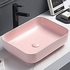 Накладная раковина T-Y9378MP розовая матовая, 00-00007637