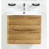 Тумба под раковину подвесная с двумя выкатными ящиками ACQUA Rovere Rustico 700x450x500 BelBagno
