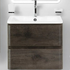 Тумба под раковину подвесная с двумя ящиками ALBANO Robere Nature Grigio 600x450x500 BelBagno