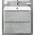 Тумба под раковину подвесная с двумя ящиками ALBANO Cemento Verona Grigio 700x450x500 BelBagno