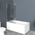 Душевая шторка на ванну UNO-V-1-80/150-P-Cr BelBagno