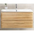 Тумба под раковину подвесная с двумя выкатными ящиками ALBANO Rovere Rustico 1200x450x500 BelBagno