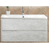 Тумба под раковину подвесная с двумя ящиками ALBANO Cemento Verona Grigio 900x450x500 BelBagno