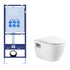 Инсталляция для унитаза Standart 41 113*41*11 Aquatek + Подвесной унитаз с сиденьем BelBagno