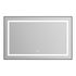 Зеркало в раме с подсветкой, сенсором и подогревом SPC-KRAFT-1085-685-TCH-WARM-NERO BelBagno