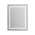Зеркало в раме с подсветкой с сенсором и подогревом SPC-KRAFT-685-885-TCH-WARM-NERO BelBagno