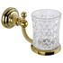 Cтакан для ванной с держателем PRAKTIC Gold стекло PRK-412-Gold Elghansa