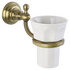Стакан для ванной с держателем PRAKTIC Bronze керамика PRK-411-Bronze Elghansa