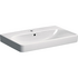 Раковина Geberit Smyle Square 500.249.01.1, 75х48 см, с отв. под смеситель, с отв. перелива