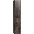 Шкаф подвесной с двумя дверцами с двумя полками правый ANCONA-N Rovere Moro 350x350x1700 BelBagno