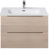Тумба под раковину подвесная с двумя ящиками с доводчиками ETNA Rovere Grigio 700x455x500 BelBagno