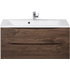 Тумба под раковину подвесная с двумя выкатными ящиками MARINO Rovere Moro 1000x445x500 BelBagno