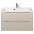 Тумба под раковину подвесная с двумя выкатными ящиками MARINO Crema Opaco 800x450x500 BelBagno
