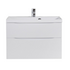 Тумба под раковину подвесная с двумя ящиками MARINO-H60 Bianco Lucido 1000x445x600 BelBagno