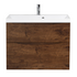 Тумба под раковину подвесная с двумя выкатными ящиками MARINO-H60 Rovere Moro 800x450x600 BelBagno