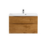 Тумба под раковину подвесная с двумя выкатными ящиками MARINO-H60 Rovere Nature 900x450x600 BelBagno