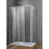 Душевой уголок Soft VSR-3SO8011CL, 1100*800, хром, стекло прозрачное Vincea