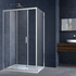 Душевой уголок Alpha VSR-3AL8011CL, 1100*800, хром, стекло прозрачное Vincea