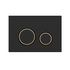 Кнопка TWINS для LINK PRO/VECTOR/LINK/HI-TEC пластик черный матовый с рамкой 63534 Cersanit
