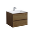 База под раковину Luka 600 подвесная, 2 выкатных ящика soft-close, T.Oak VMC-2L600TO Vincea