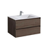 База под раковину Luka 800 подвесная, 2 выкатных ящика soft-close, R.Oak VMC-2L800RO Vincea