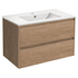 База под раковину Gio 800 подвесная, 2 выкатных ящика soft-close, N.Oak VMC-2G800NO Vincea
