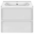База под раковину Vico 600 подвесная, 2 выкатных ящика soft close, G.White VMC-2V600GW Vincea