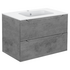 База под раковину Norma 800 подвесная, 2 выкатных ящика soft close, Beton VMC-2N800BT Vincea