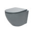 Унитаз подвесной с сиденьем SoftClose, технология смыва Rimless, серый AQM2002MGR AQUAme