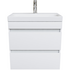 Тумба с умывальником подвесная с ящиками, белая, 60 см, Zodiac ZOD6CB0i95K Iddis