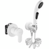Смеситель встраиваемый с набором для гигиенического душа Dynamic 34R1083-White (Set-51) Elghansa