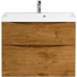 Тумба под раковину подвесная с двумя выкатными ящиками MARINO-H60 Rovere Nature 800x450x600 BelBagno