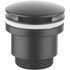 Донный клапан универсальный Click/Clack 1 ¼, черный LM8500BL Lemark