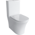 Унитаз Classic напольный БЕЗОБОДКОВЫЙ с тонкой крышкой (620*365*820) GR-4466S GROSSMAN