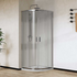 Душевой уголок City 80х80, хром, стекло прозрачное VSQ-5CT80CL Vincea