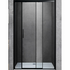 Душевая дверь Soft 110, черный, стекло прозрачное VDS-3SO110CLB Vincea
