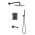 Душевой комплект Set 4 в 1 Оберон AQ1273MB Aquatek