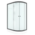 Душевая кабина. Delight Slim 128 L DS01DS128LLWM00.Gt-Black Domani