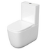 Унитаз-компакт безободковый AQ4451-00 Optima Plus Square торнадо с сиденьем микролифт Aquatek