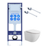 Унитаз с инсталляцией SET AQUATEK ЕВРОПА T-17-KKI1
