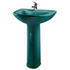 Умывальник-тюльпан Престиж с постаментом Престиж зеленый