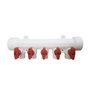 Коллектор 40/5*20w с воздухоотводчиком красный ТТ000014897 MeerPlast