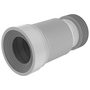 Слив гофр. для унитаза, 250-500мм T828